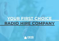 Your First Choice Radio Hire Company 