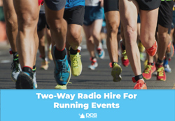 Two Way Radio Hire for Running Events