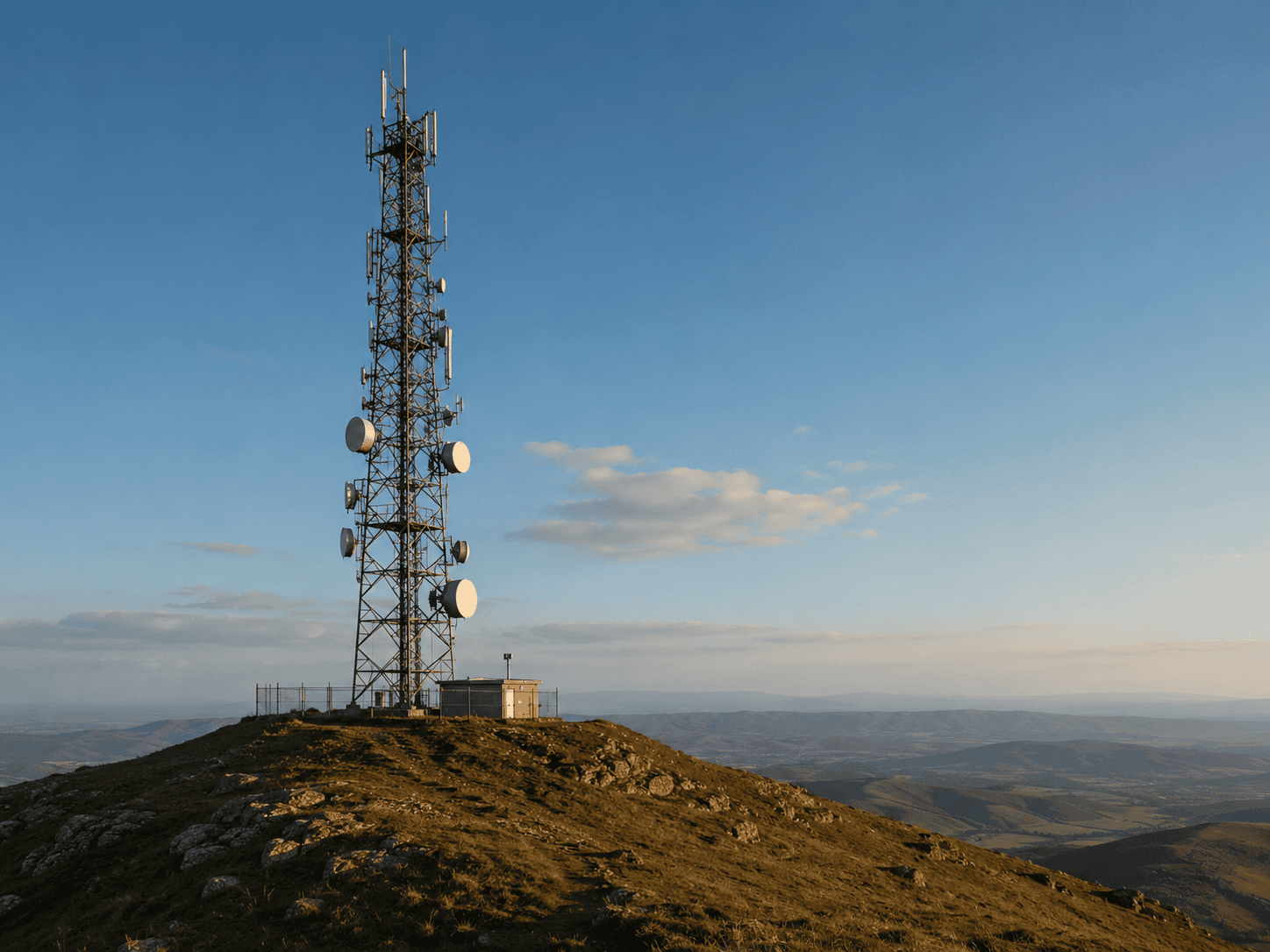two-way radio mast