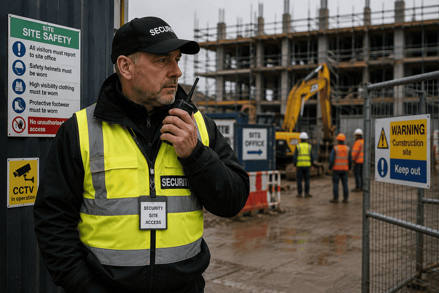 Construction site security Construction site security