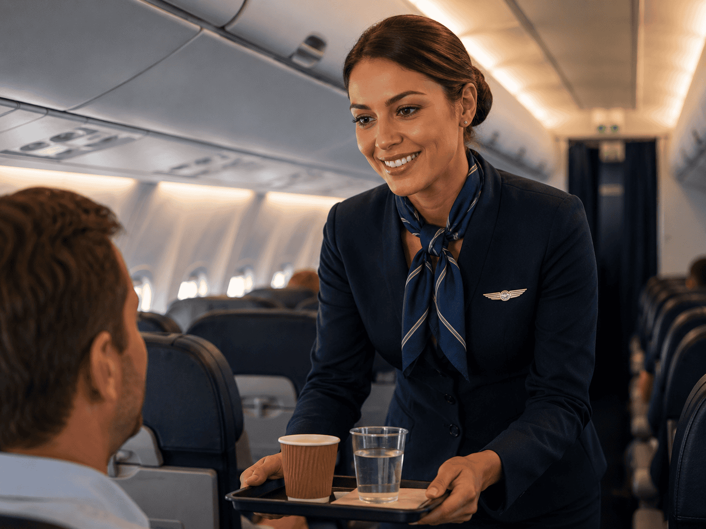 Friendly service in the skies Friendly service in the skies
