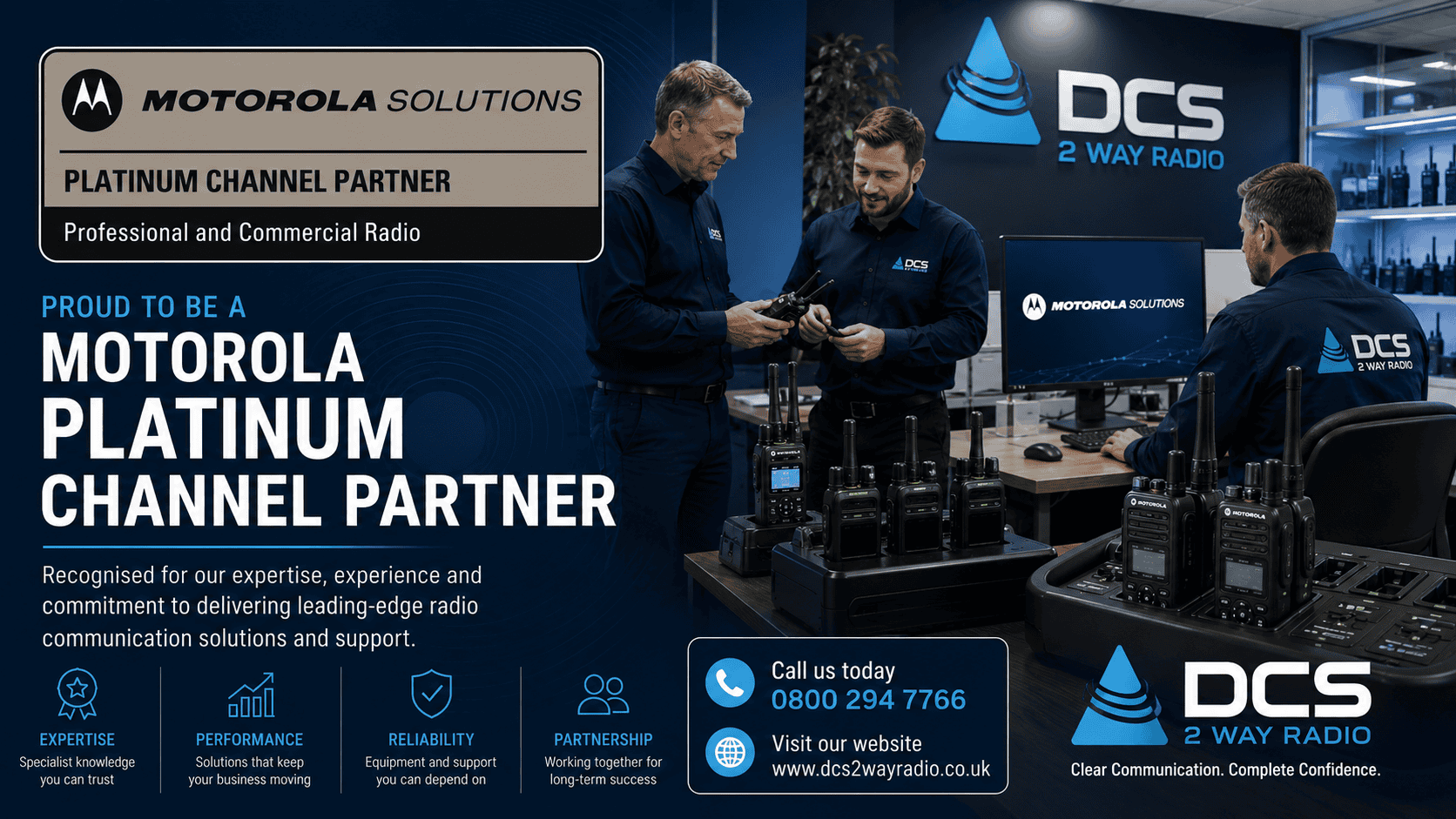 Motorola and DCS partnership promotion