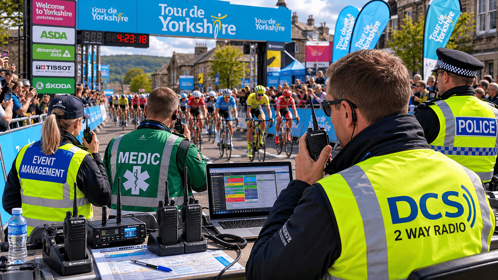 Tour De Yorkshire Finish Line Tour De Yorkshire Finish Line