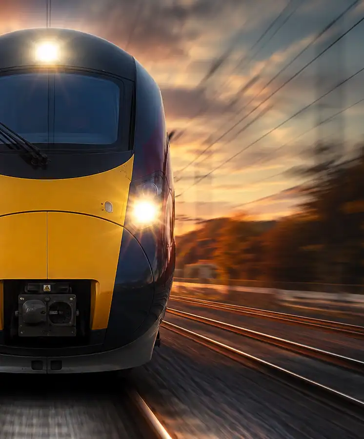 fast train speeding train
