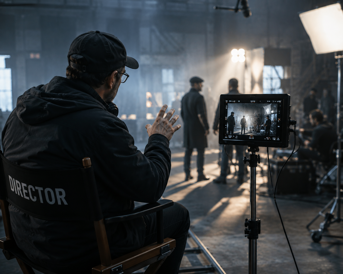 Behind the Scenes Directing the Shot Behind the Scenes Directing the Shot
