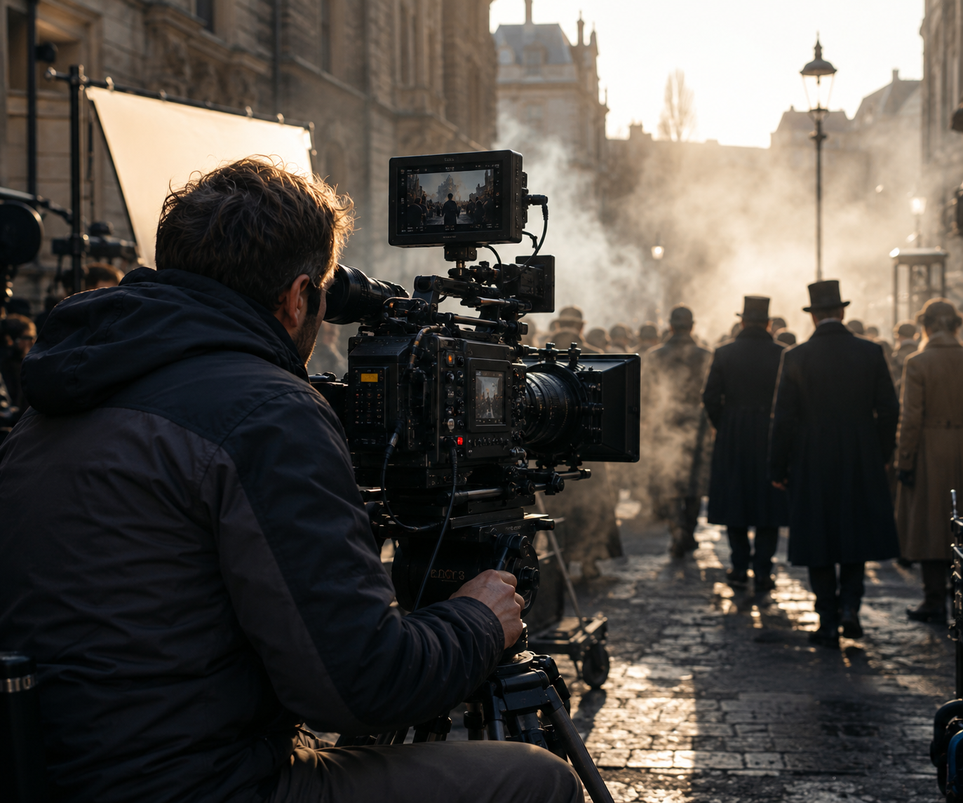 cameraman-shooting a movie cameraman-shooting a movie
