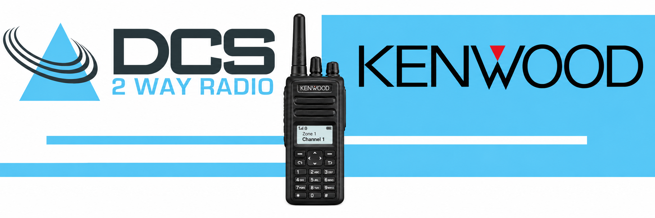 Kenwood Two-Way Radio Banner